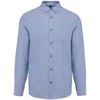 Kariban CHEMISE OXFORD MANCHES LONGUES Oxford Cobalt Blue - Kariban K533 - Taille XL