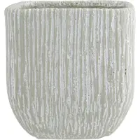 Cosy & Trendy Cachepot Rough Greige 17,5x17,5xh20cm Carre Gres