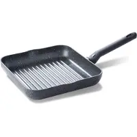 BK Universe grillpan 26x26 cm - inductie - anti-aanbak - PFAS-vrij, Poêle + casserole, Noir