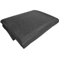 Proplus Tapis de l'aire de chargement anti-glissement 120 x 100 cm synthétique noir