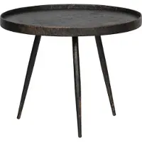 Woood Table d'appoint en métal grand modèle Bounds