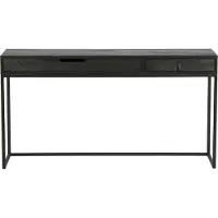 Woood Bureau Silas, frêne brossé noir