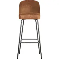 Woood Tabouret de bar Vogue cuir 80cm