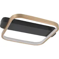 Highlight Plafonnier design Ascona noir avec or 30cm