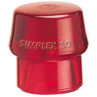 HALDER Embouts massette Simplex plastique dur, Ø de la tête : 40 mm