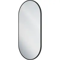 Storke Nero miroir ovale noir 45 x 90 cm