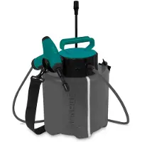Vonroc Pulvérisateur à pression 5L - 4V | 2 lances et un câble de charge USB incl.