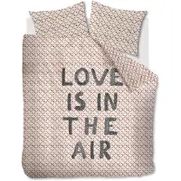 Ariadne at Home Housse de Couette Ariadne at Home Love is Noir Blanc Coton-140 x 200 / 220 cm | 1-personne