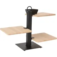 Coppens Etagère alimentaire à 3 niveaux - bambou - 32 x 15 x 27 cm - plateau de service