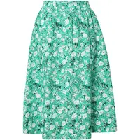 Minimum Jupe menthe / vert foncé / blanc cassé