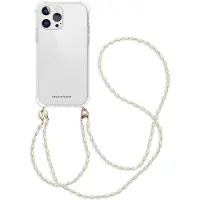 IMoshion Coque avec dragonne + bracelet - Perles Apple iPhone 13 Pro - Transparent