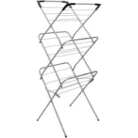 Tomado-Metaltex Support de séchage à 3 niveaux Tec Concerto Slim 9,5 m