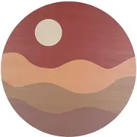 PT Living Décoration murale Wall art Sunset 40 cm