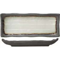 COSY&TRENDY Cosy & Trendy Plateau de service rectangulaire Stone 11 x 28 cm gris