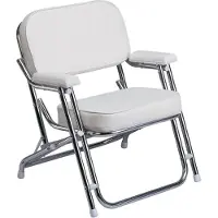 PLASTIMO Aluminium Folding Chair Argenté