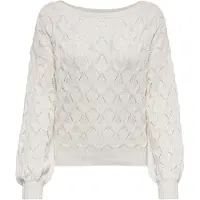 ONLY Pull-over 'ONLBrynn' blanc cassé