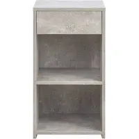 Vdd Table de chevet - meuble d'entrée - hauteur 65 cm - couleur béton gris