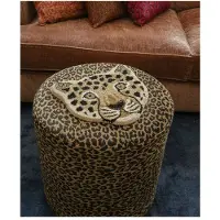 Doing Goods Tapis de pied Looney Leopard Head 32 x 34 cm