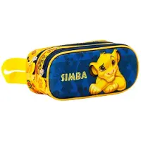 KARACTERMANIA Disney Le roi lion Simba Rest 3D Doppelfedermäppchen, bleu foncé
