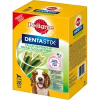 Pedigree Lot 168 x DentaStix Oral Care / Fresh pour chien - Fresh - pour chien de taille moyenne (10-25 kg)