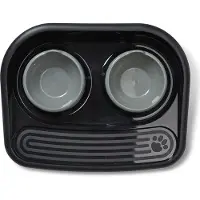 Savic Butler Feeding Station Happy Planet Noir