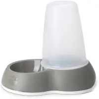 Savic Loop Distributeur de nourriture gris pour chien et chat capacité : 1,5L - L26xl17,5xH23cm