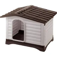 Ferplast Niche pour chiens Villa 90 Gris 88 x 72 x 65 cm 87255099