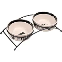 Trixie Set Gamelles en céramique 0.6 l/ 15 cm