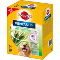 Pedigree Friandises Dentastix 100 friandises + 12 friandises offertes ! - Dentastix Daily Fresh Maxi pour grand chien