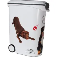 Curver Conteneur de Stockage Curver 20 kg Blanc pour Animaux de Compagnie