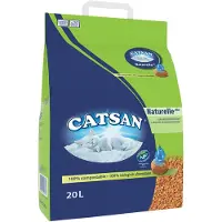 Catsan 2x20L Naturelle Plus - pour chat