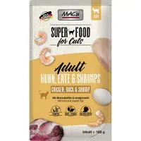 Mac'S 12x100g canard, crevettes - Pâtée pour chat