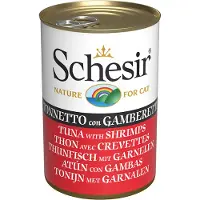 Schesir Croquettes pour chats au thon et aux crevettes 6x140 g