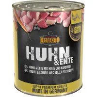 Belcando - Aliments Humides - Poulet et canard millet et carottes - 6x800 g
