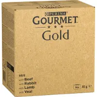 Purina Aliment Humide Pour Chat Gourmet Mousse 96x85g Or