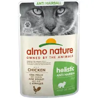 Almo Nature Anti Hairball au poulet pâtée pour chat (70 g)