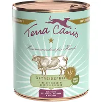 Terra canis 6x800g sans céréales, bœuf - Pâtée pour chien