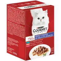 Gourmet Lot Mon Petit 12 x 50 g pour chat - poisson