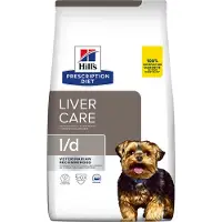 Hill's Pet Nutrition Prescription Diet Canine l/d Liver Care - pour chiens ayant des problèmes de foie - 10 kg + 3 x 370g nourriture pour chiens OFFERTS
