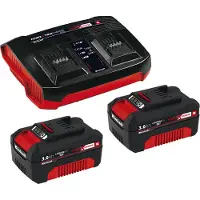 Einhell Power X-Change PXC-Kit de démarrage 2x 3,0Ah & Twincharger Kit