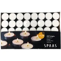 Spaas Bougie chauffe-plats 4,5h 200 pi?ces