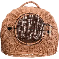 Trixie cage de transport en osier avec petite porte pour chat