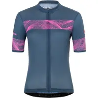 Castelli Fenice Short Sleeve Jersey Bleu XL Femme