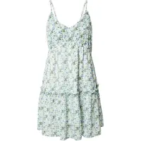 Colourful Rebel Mini Jurk ELodie Flower Spaghetti Mini Dress Blauw Dames | Pointure S