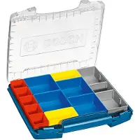Bosch Mobilité Professional Coffret de transport i-Boxx 53, avec 12 casiers colorés - 1600A001S7