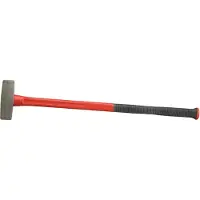 Hultafors KS 6000 G Marteau De Massue - Poignée En Caoutchouc - 6000 Grammes - 850 Mm - Double Tête