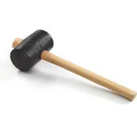 Hultafors GU 75 Maillet En Caoutchouc - Manche En Bois - 820 Grammes