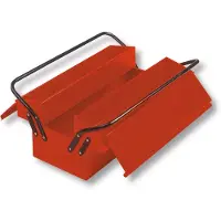 Bahco Boîte à Outils En Métal Avec La Possibilité De Placer Un Cadenas 270 Mmx210 Mmx335 Mm 3 Compertiments
