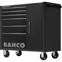 Bahco Classic C75 Trolley With Six Drawers And Side Cabinet 986 Mmx501 Mmx1100 Mm Orange