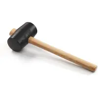 Hultafors Maillet en caoutchouc GU Noir-GU65/550g